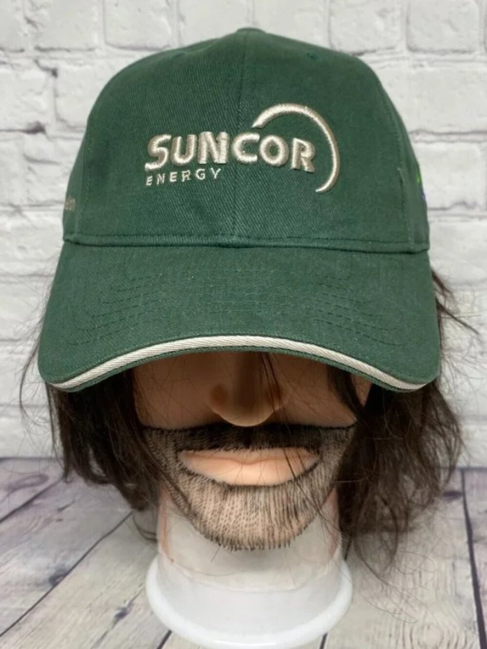 Oilfield Hat Cap Suncor Energy WAPISIW Lookout Reclamation Strap Back Green